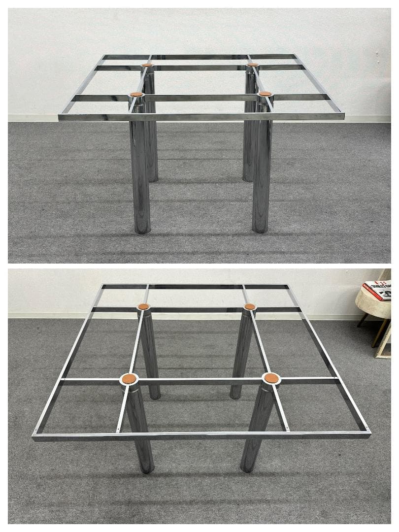 希少70'sヴィンテージ■Knoll■アンドレ・スカルパ　ガラステーブル　モダン