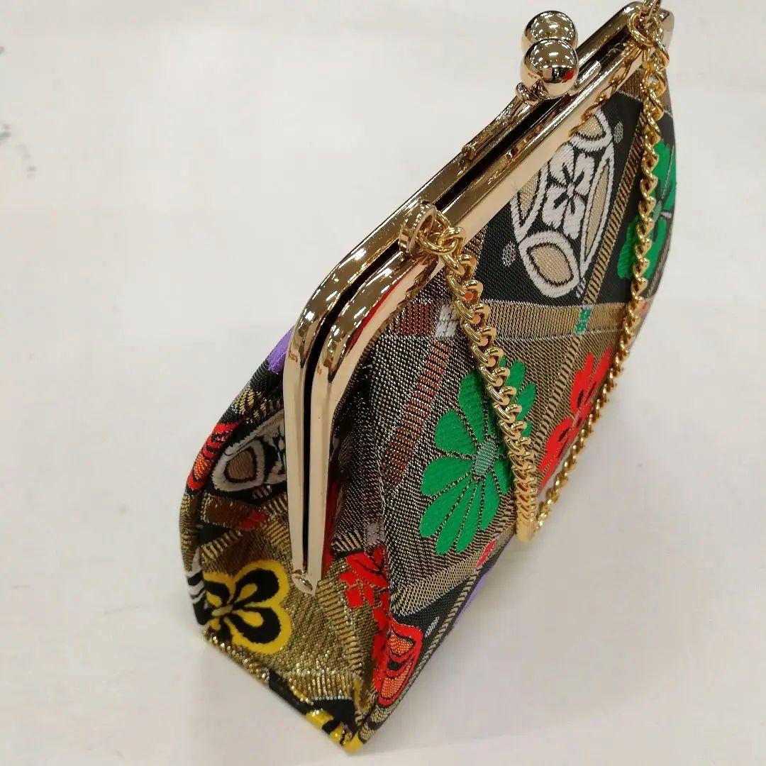 3歳 七五三 はこせこ 結び帯9点セット 女の子 ペアセット　筥迫　黒系