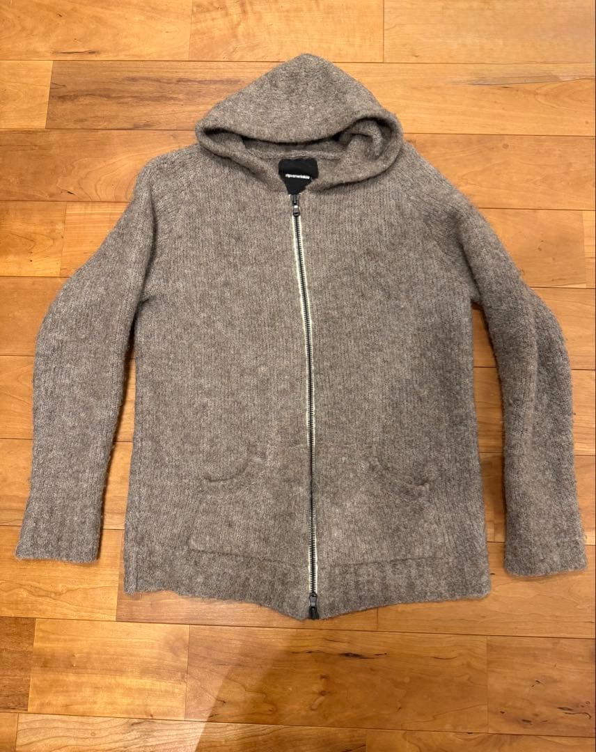 ripvanwinkle アルパカ混 ニットフーディー 色違い2点セット