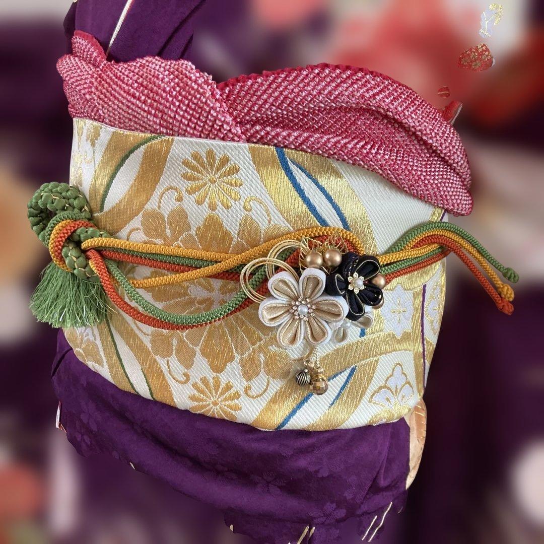 未使用に近い　振袖フルセットお探しの方に　王道古典柄　刺繍有り　成人式典に