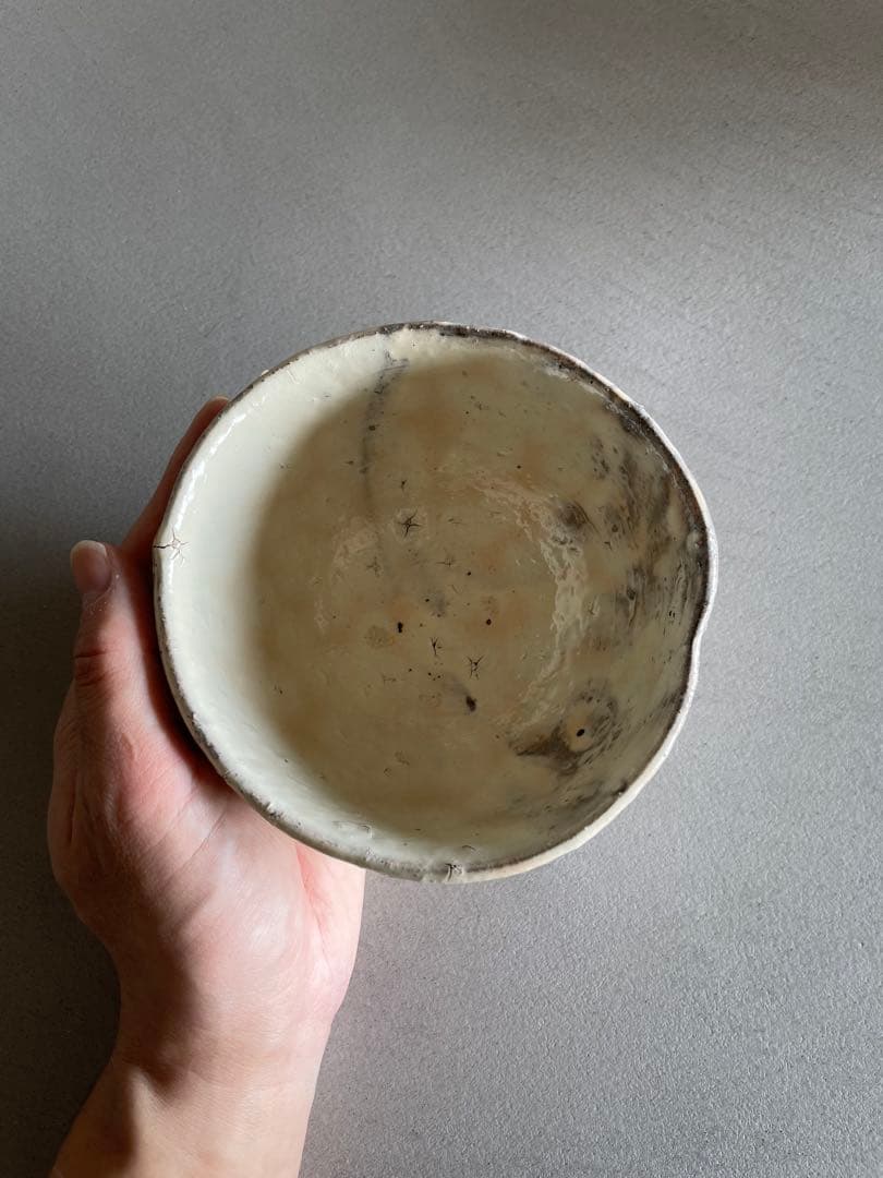 森岡成好 粉引茶碗 抹茶茶碗 小服茶碗 旅茶碗 粉引 茶盤