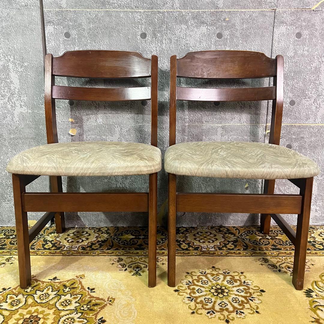 ꧁SEF家具꧂ダイニングチェア4脚セット ファブリック いす イス 椅子 レトロ