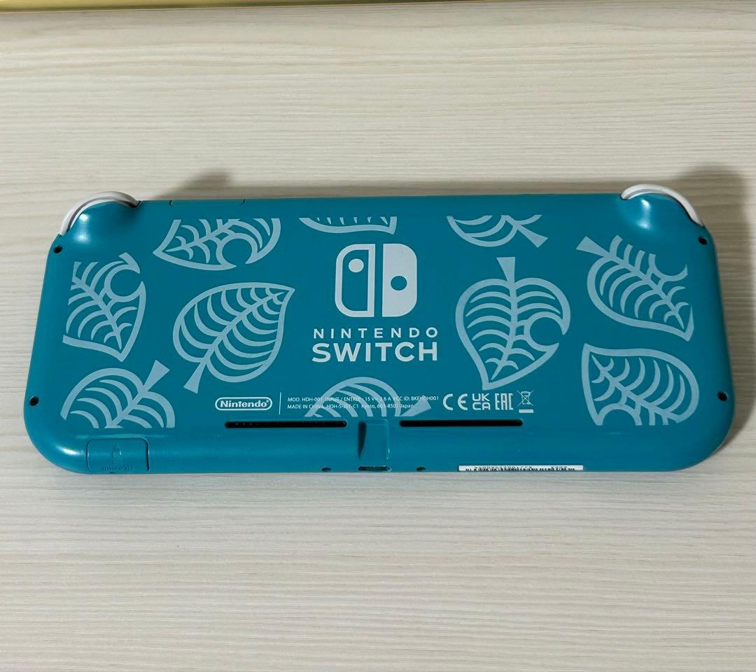 switchライト　本体　どうぶつの森セット まめきち&つぶきちアロハ柄
