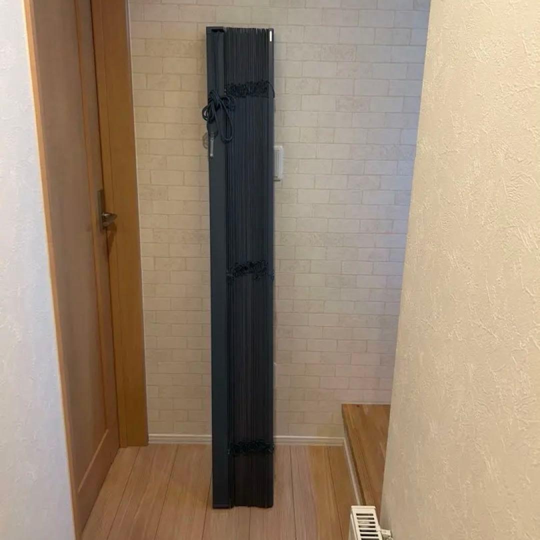 インディゴウォッシュ 木製ブラインド 1600mm x 1970mm