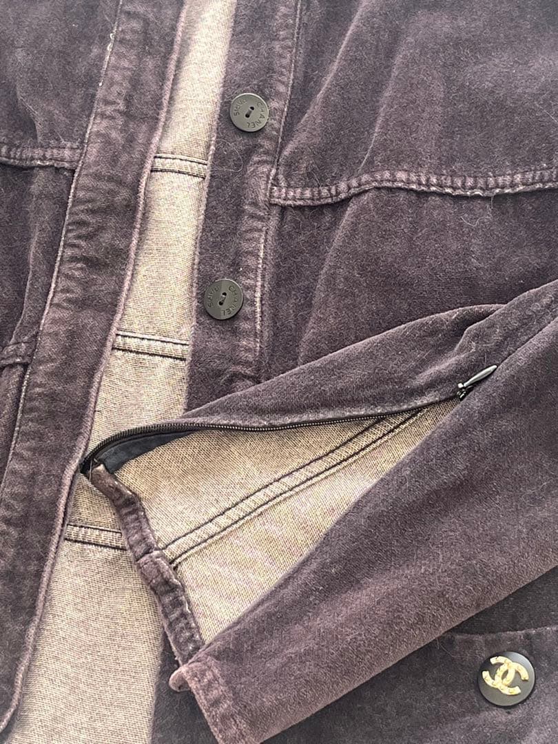 CHANEL シャネル ノーカラージャケット イタリア製 正規品