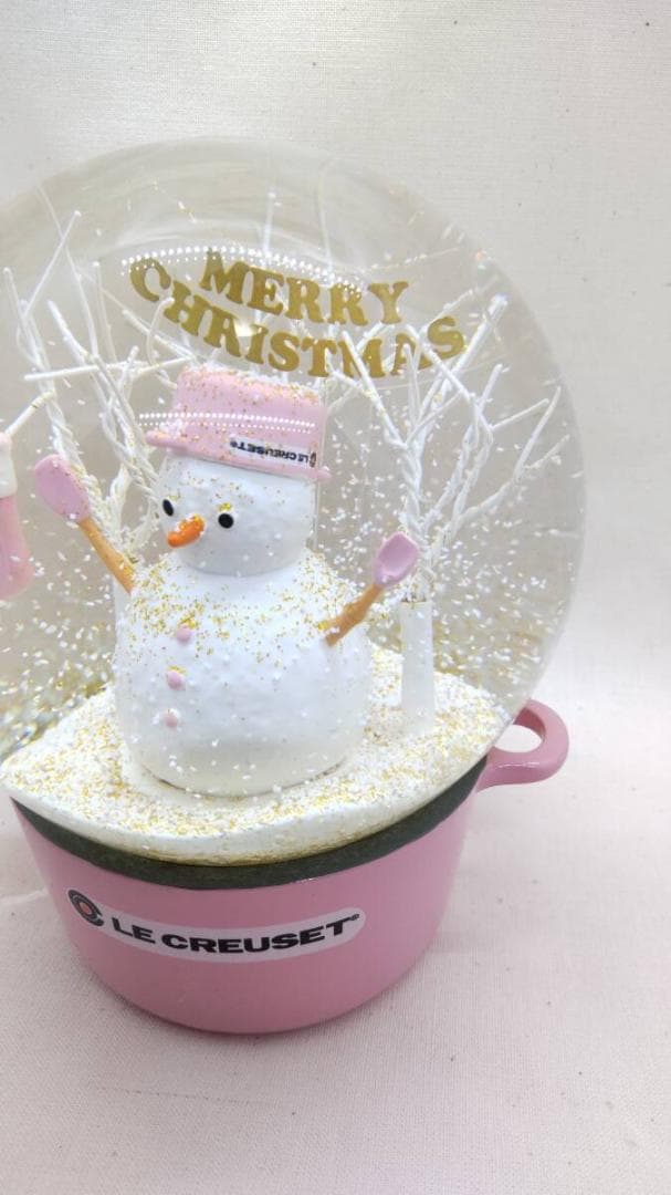 ルクルーゼ 2017年スノードーム ピンク