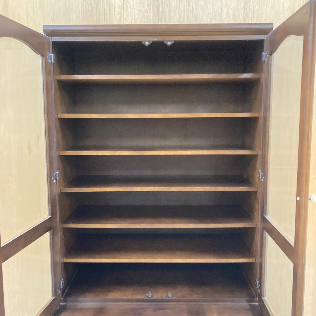 【飛騨産業】キツツキ　２面食器棚　カップボード　キッチンボード