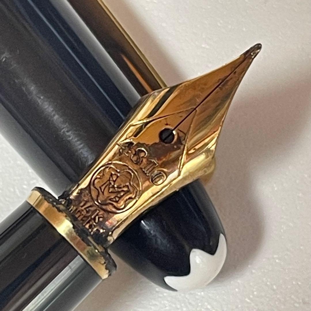 【実用品】モンブラン マイスターシュテュック 144 万年筆 14K 洗浄済み