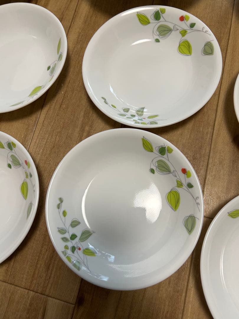 コレール グリーンブリーズ　お皿　 14枚セット