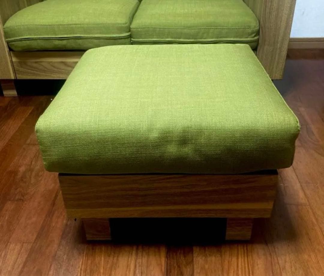 2人掛けソファー　オットマン　和風　モダン　チェア　椅子　家具　ラブソファー