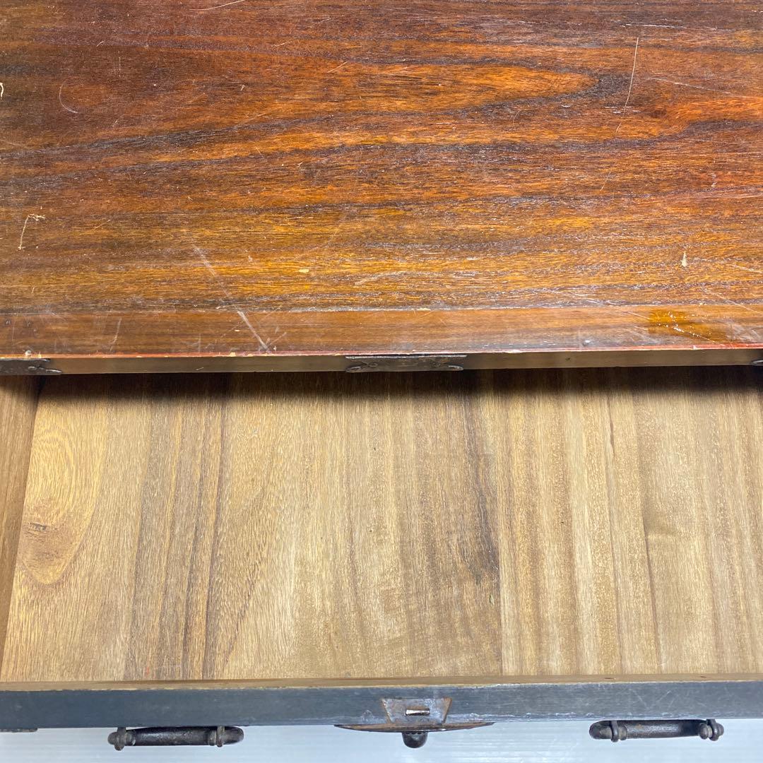 木製箪笥 5引き出し 時代家具 和風 レトロアンティーク 金具付き 収納 和家具