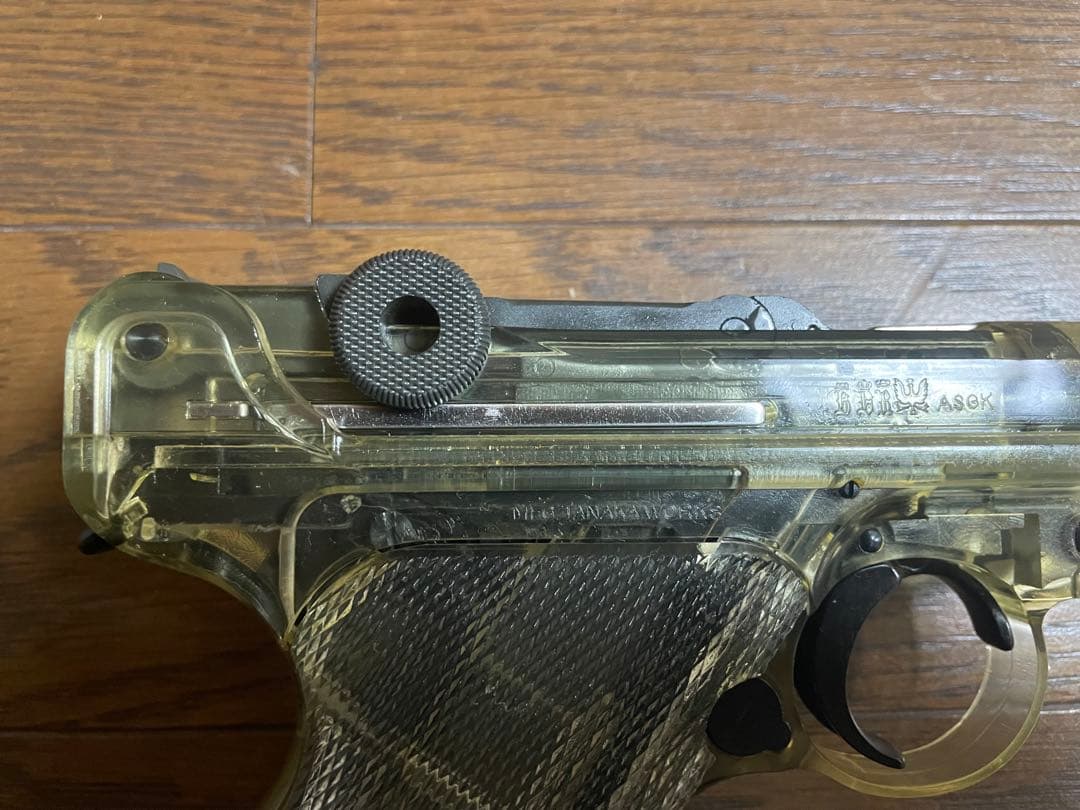 レア！？タナカ　Luger P08 エアガン 50ラウンドマガジングリップ