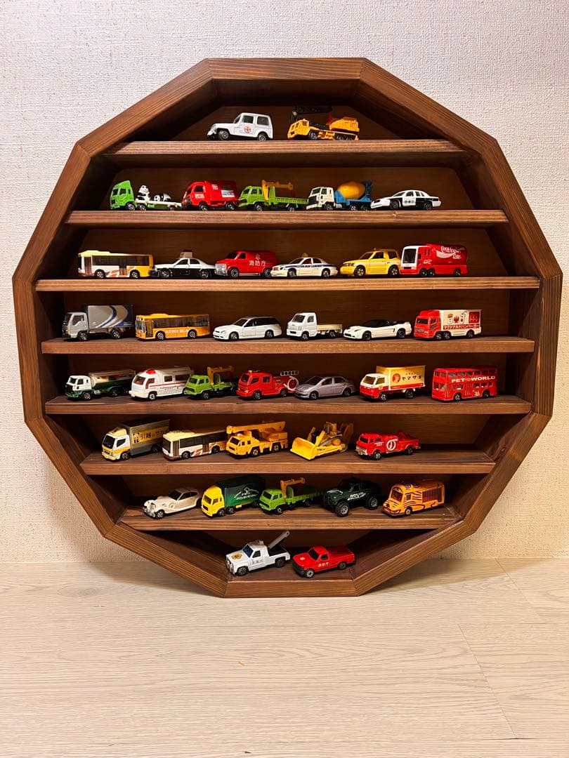 【トミカ】正12角形コレクションケース ミニカーケース　ミニカー以外の展示にも♪
