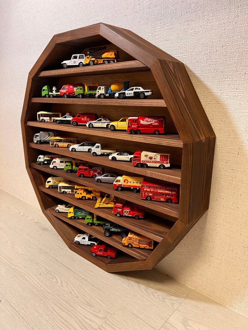 【トミカ】正12角形コレクションケース ミニカーケース　ミニカー以外の展示にも♪