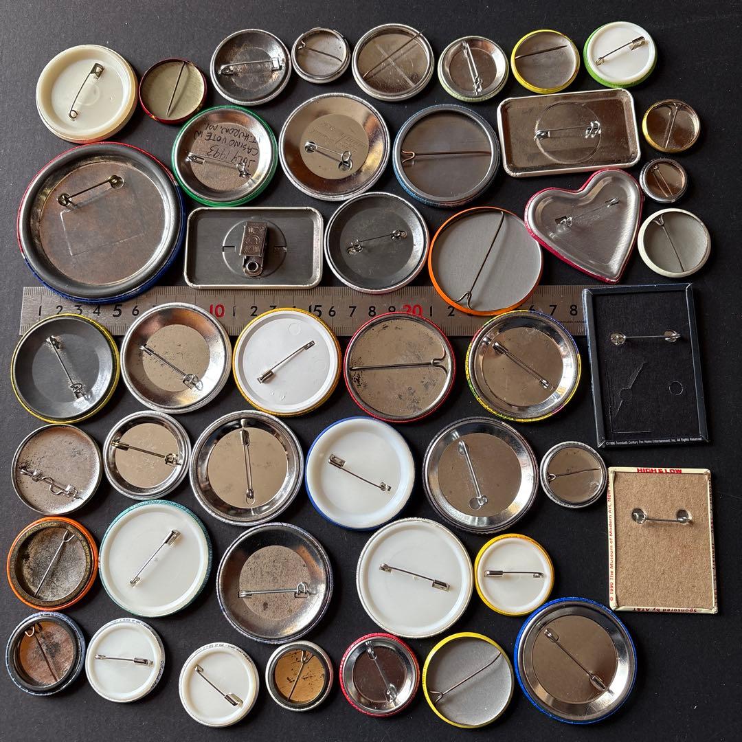 ヴィンテージ缶バッジ300個OVER ／US／UK VINTAGE