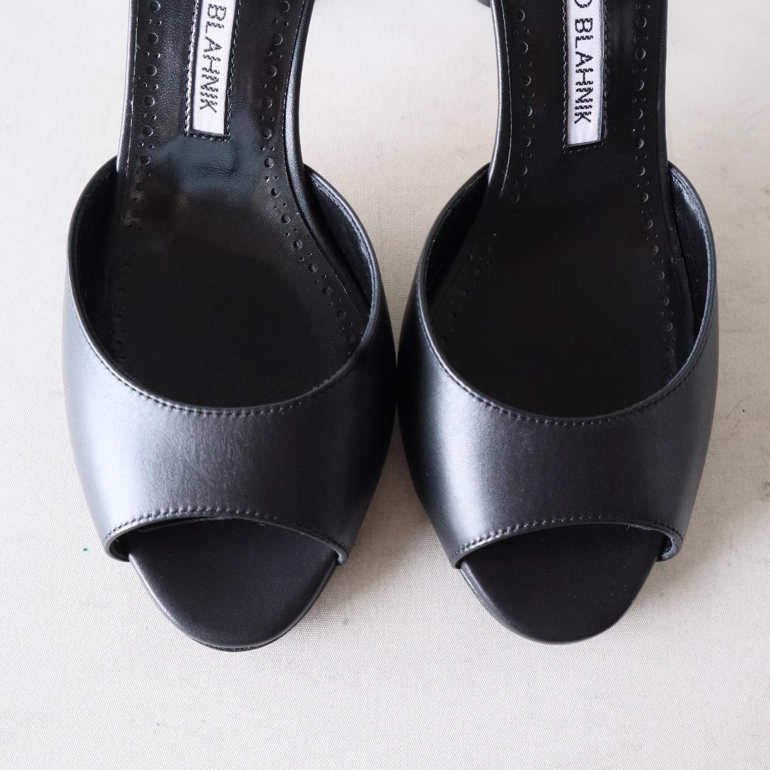 最終価格⭐︎未使用マノロブラニク　レザーミュールJADA 37.5/24.5cm