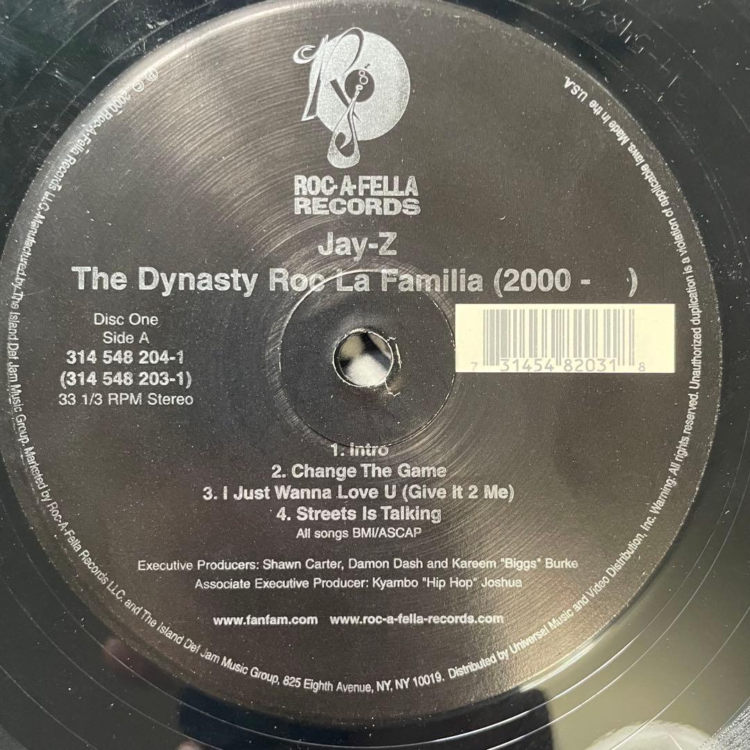 名盤 Jay-Z The Dynasty 洋楽 HIPHOP レコード 2LP