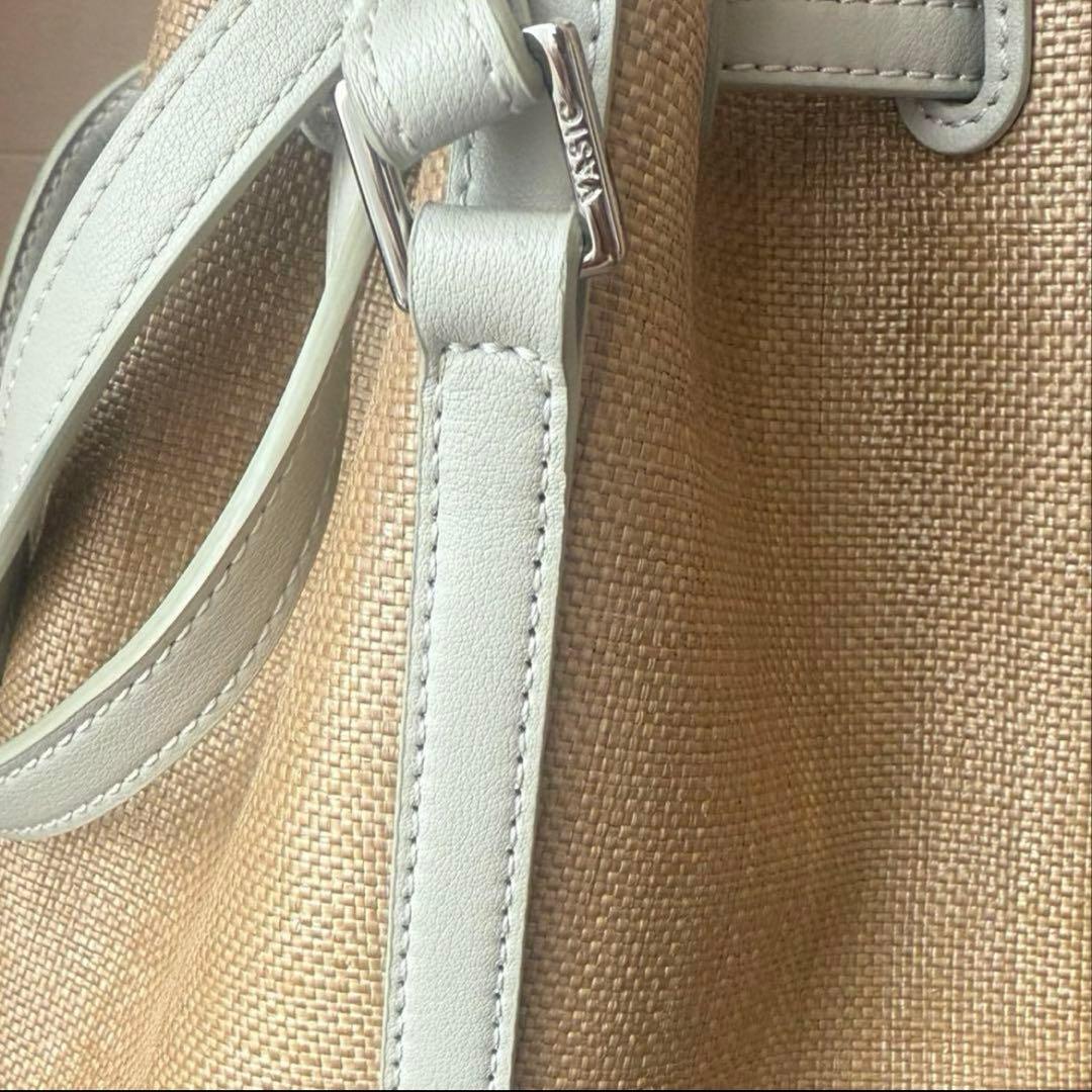 【専用】【極美品】VASIC Club Mini Raffia アイボリー