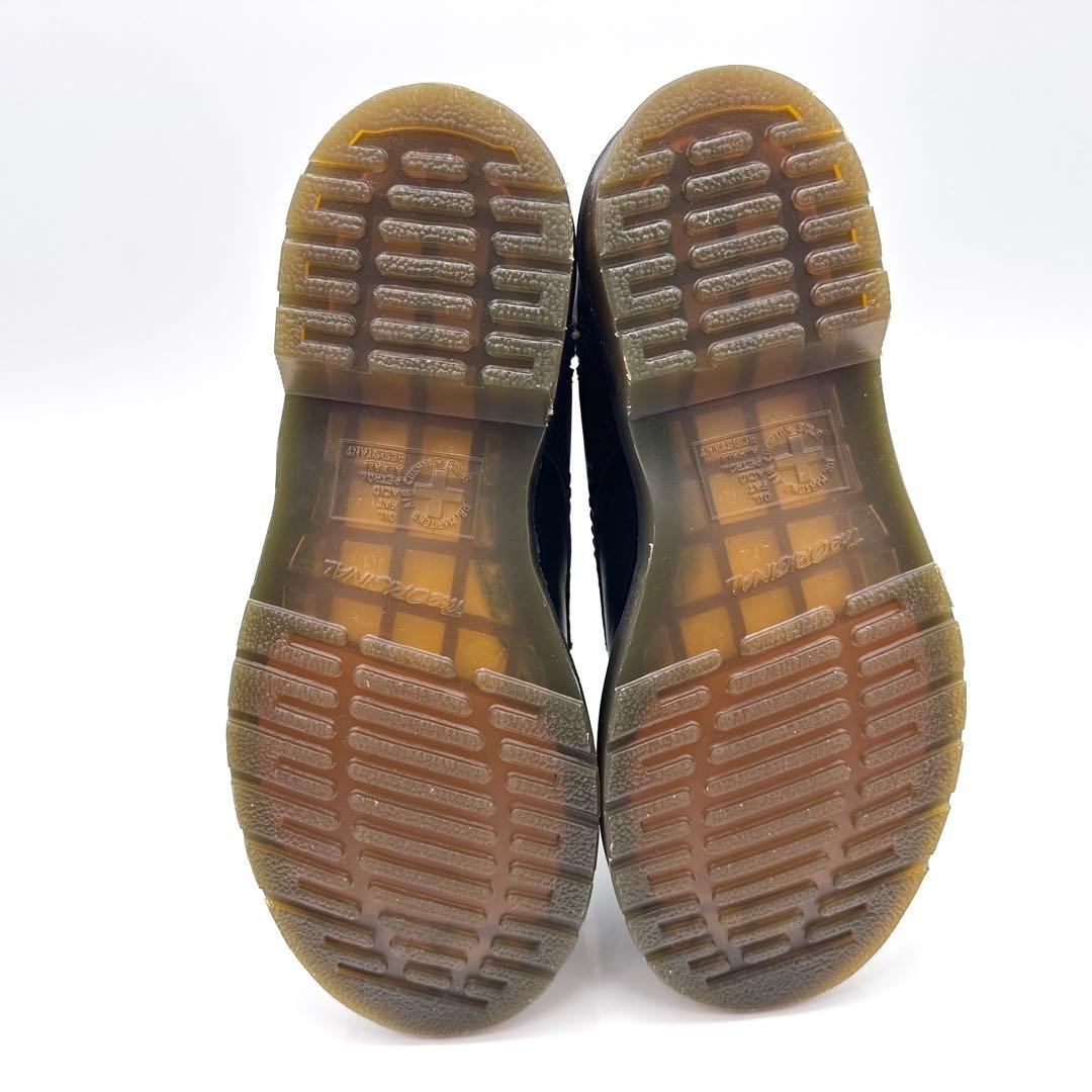 【美品】ドクターマーチン 1460 フロントジップ ブラック 8ホール