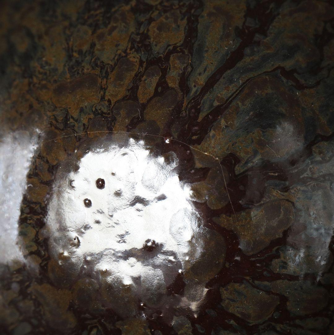 三代 伊藤赤水作 佐渡無名異焼 抹茶碗 共箱共布 茶道具　AT162　SS1