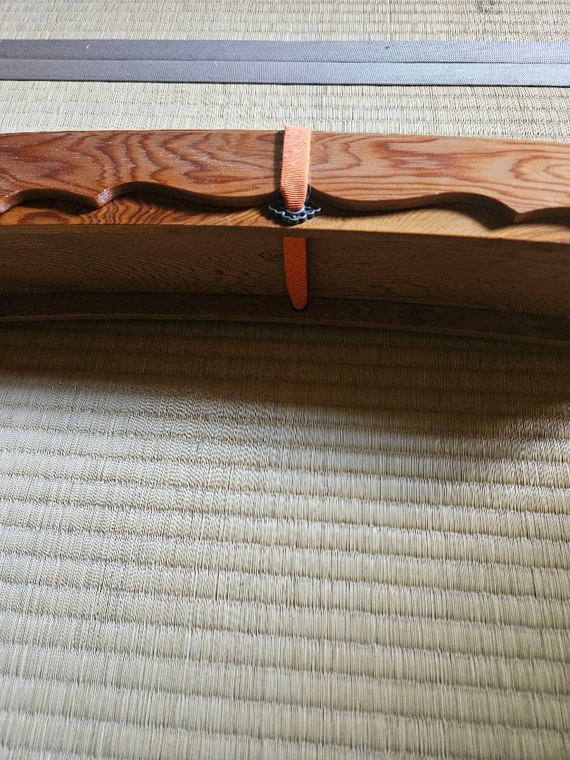 屋久杉 短冊入れ 反り箱木製