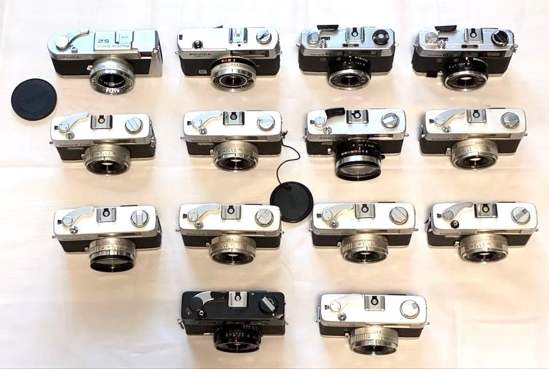 フィルムカメラ 14台セット　Konica C35／Fujica／Cosina