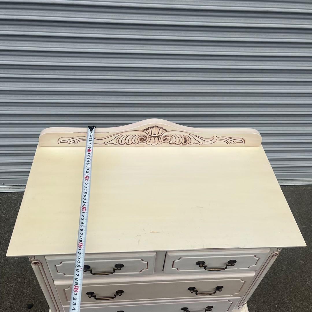 【送料込】英国アンティーク調　タンス　チェスト　北欧風　家具