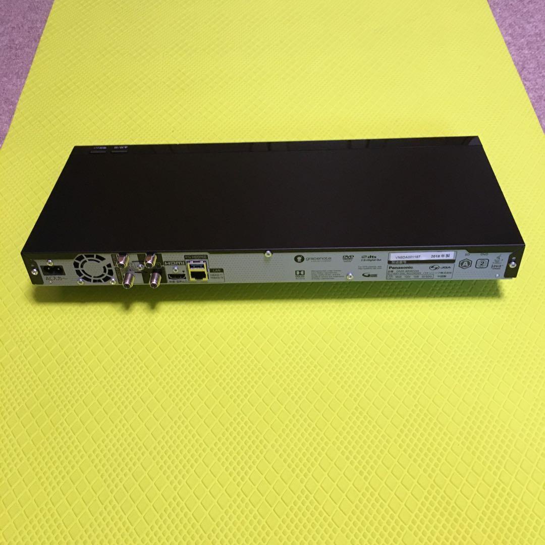 2018年製◆パナソニック◆DMR-BRW550◆2番組同時録画◆純正リモコン