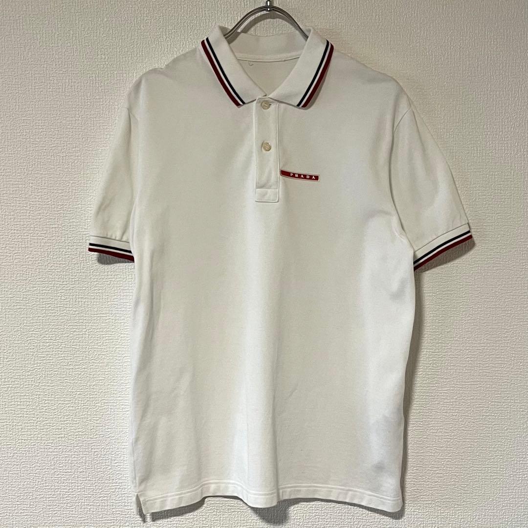 PRADA プラダ　ポロシャツホワイト