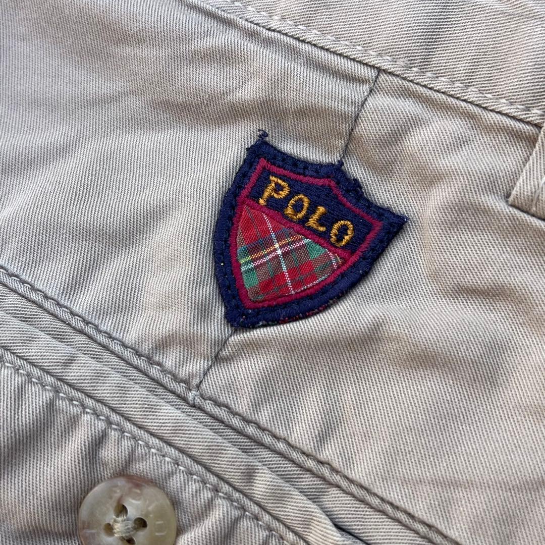 90s POLO GOLF バギーワイド2タックチノ ポロチノ 美品 W32