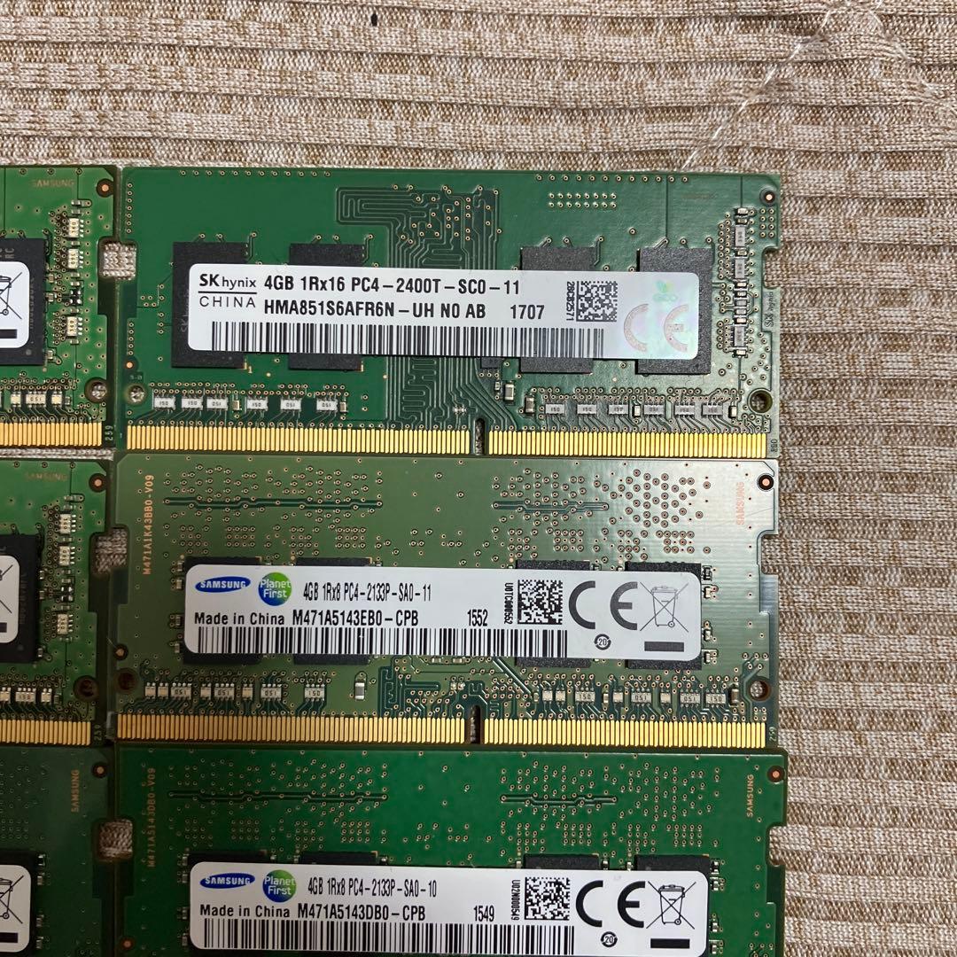 DDR4 4GB 8枚　メモリ