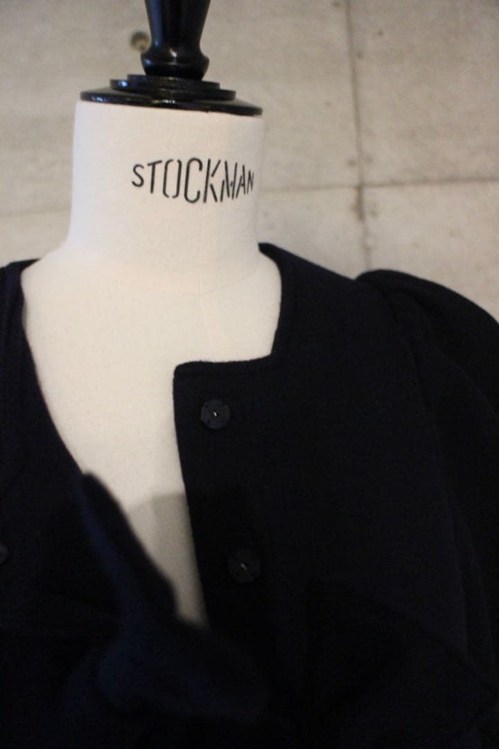 【新品未使用品】jnheartsジェイエヌハーツ リボンコート 38 ネイビー