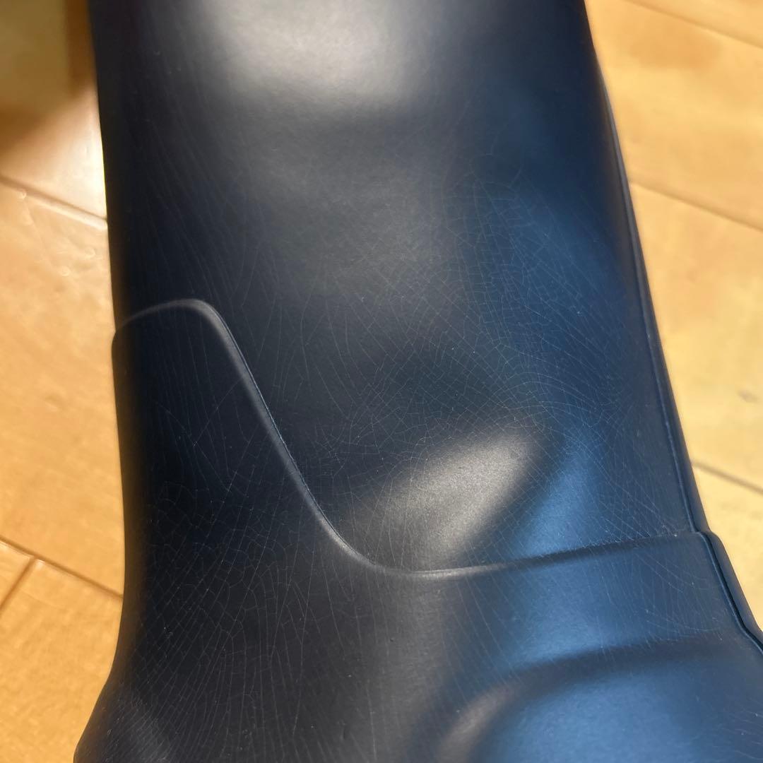新品未使用 HUNTER メンズ レインブーツ　ネイビー　ロングブーツ UK8