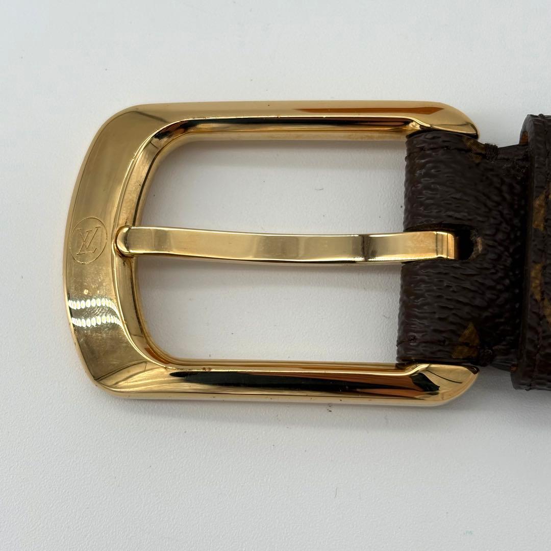 美品 ルイヴィトン ベルト モノグラム サンチュール 3cm×97cm ロゴ