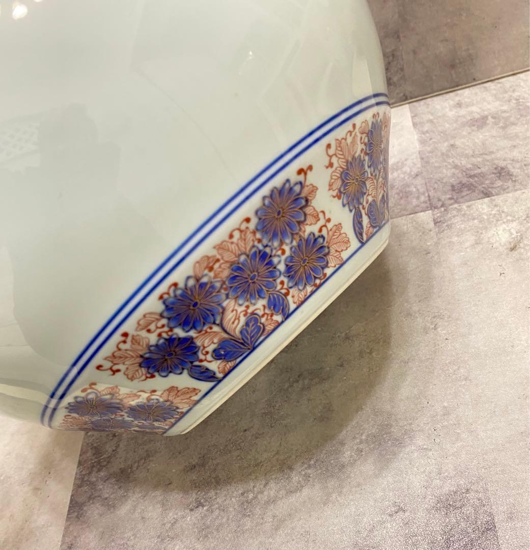 未使用品 有田焼　花瓶　弥左エ門