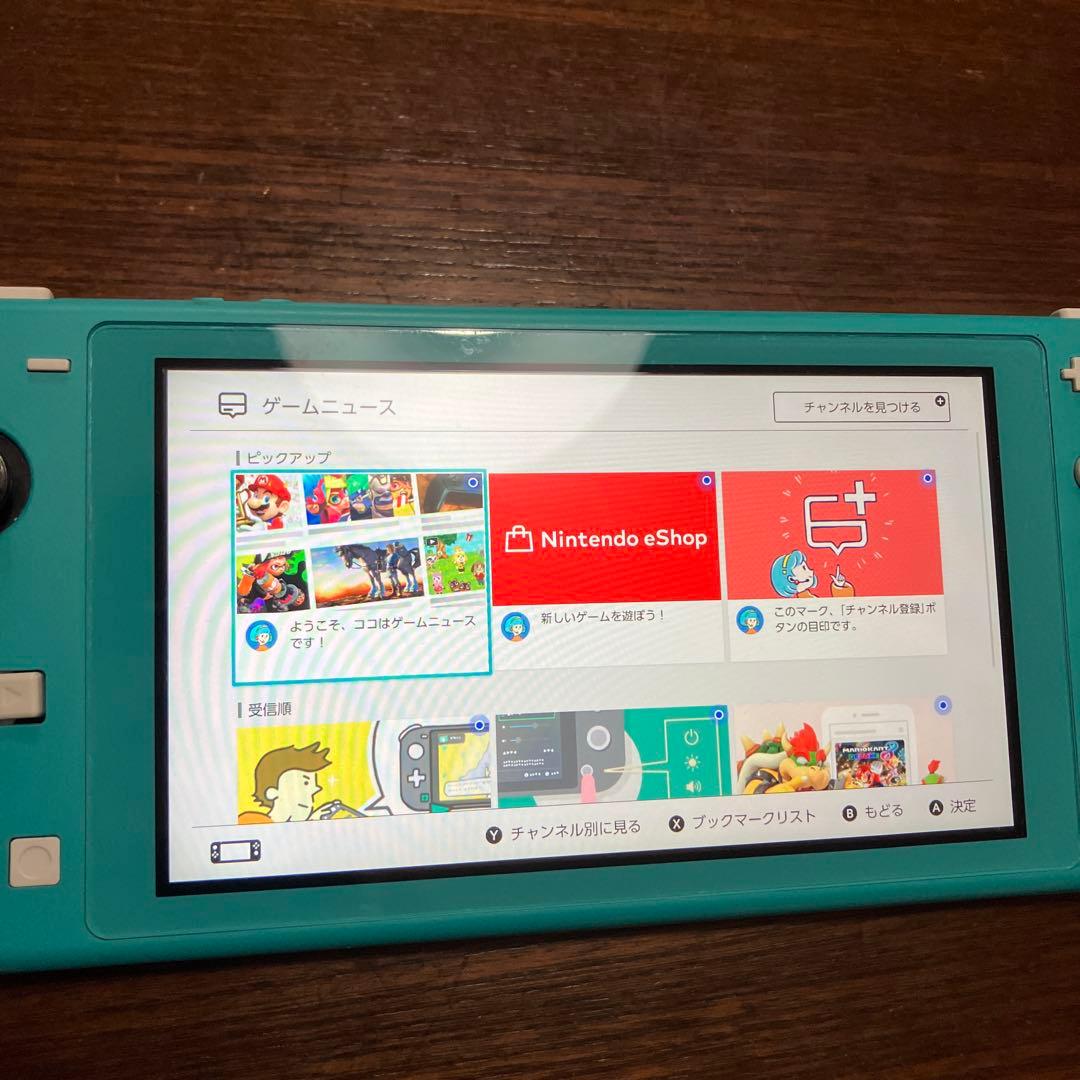 Nintendo Switch Lite ターコイズ 本体　初期化済み中古