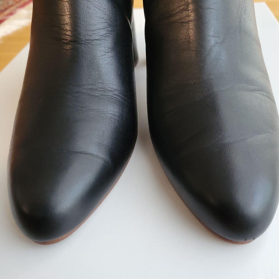 美品 ダイアナショートブーツ21.5cmブラック