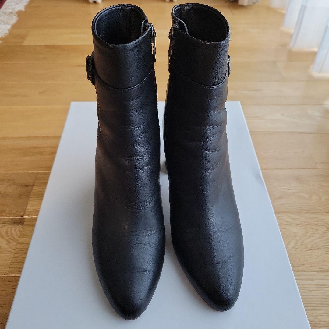 美品 ダイアナショートブーツ21.5cmブラック