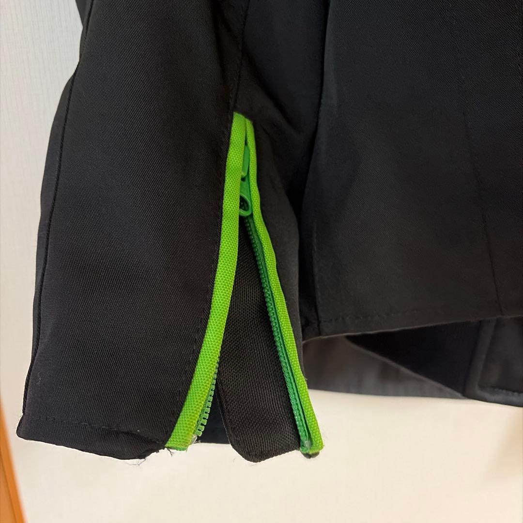 elfエルフ　エステンドウインタージャケット　サイズLL ブラック/グリーン