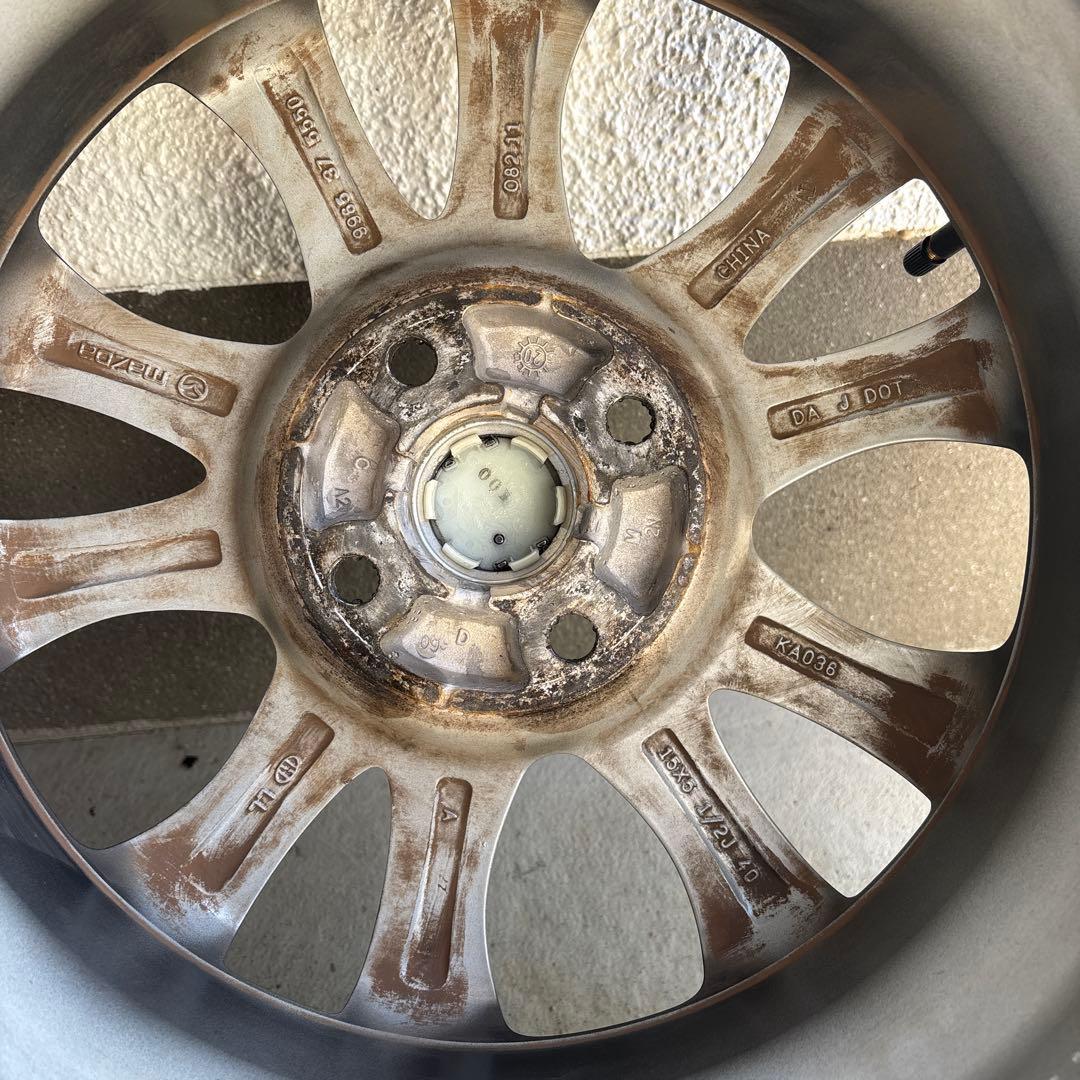 MAZDA2 ホイールタイヤセット　185/65R15ノーマルタイヤ