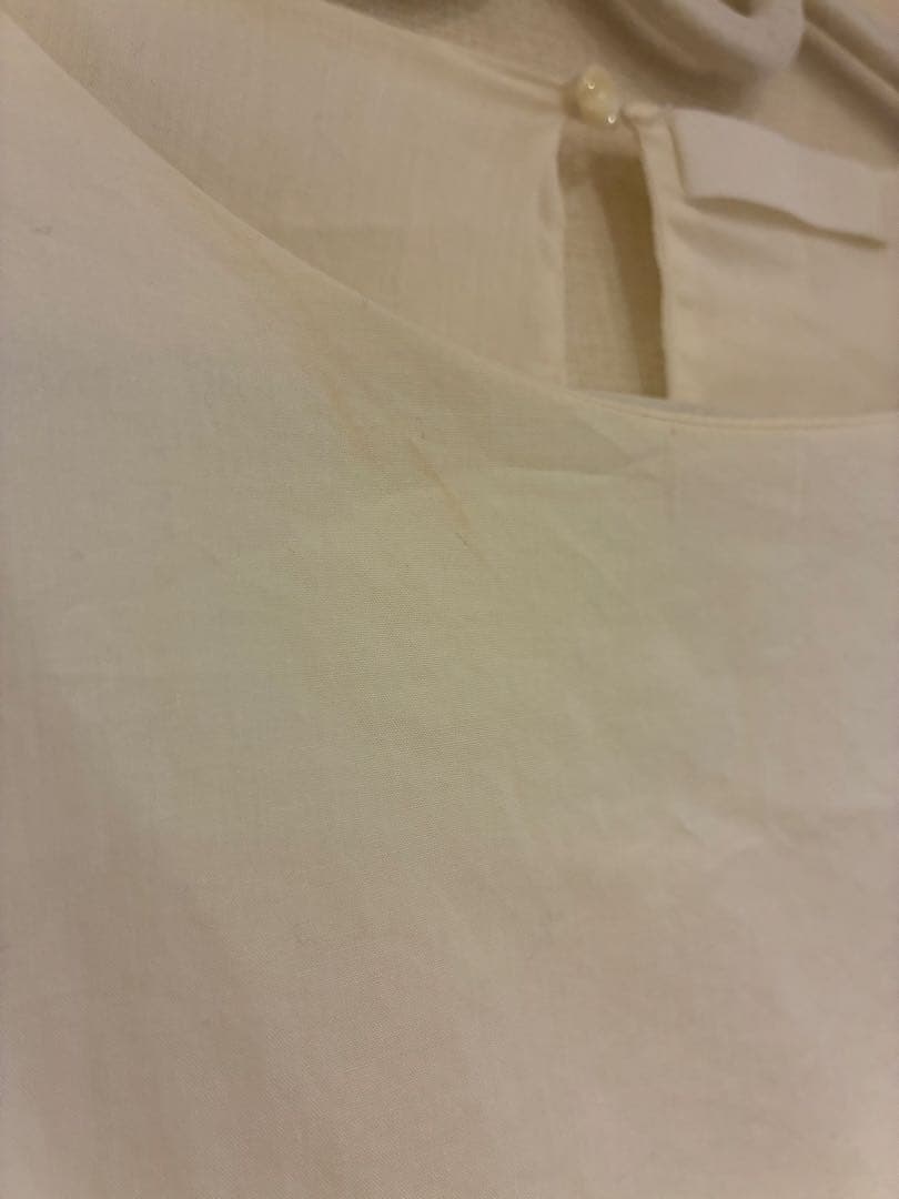 Merlette ティアードドレス　アイボリー　XS