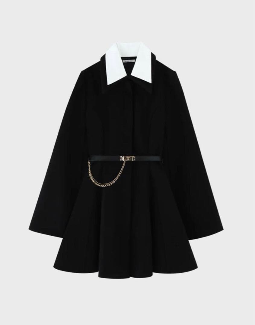 ジャケット・アウター m me eme Convertible flare coat