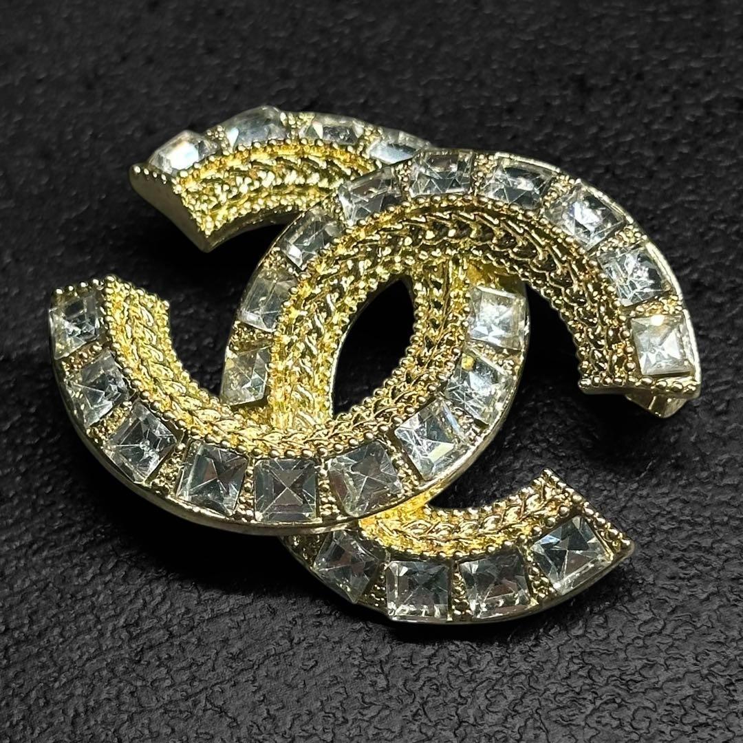 希少✨CHANEL Cocomark Bijou Crystal Brooch