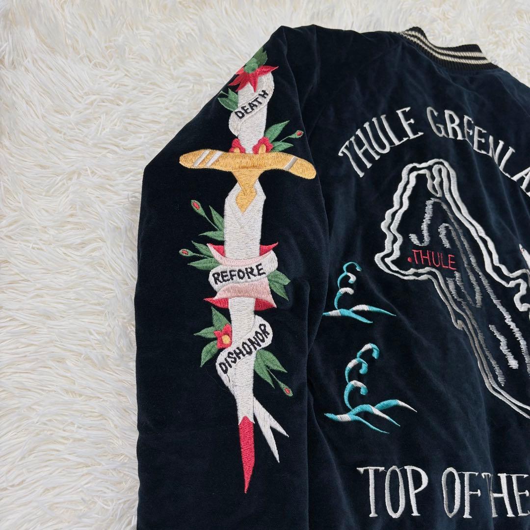 美品　beams boy 別珍スカジャン GREENLAND テーラー東洋　鷹