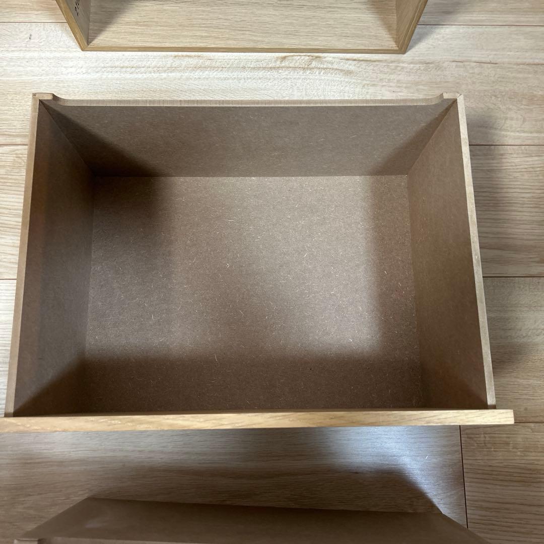 無印良品　スタッキングチェスト　引き出し２段　2セット