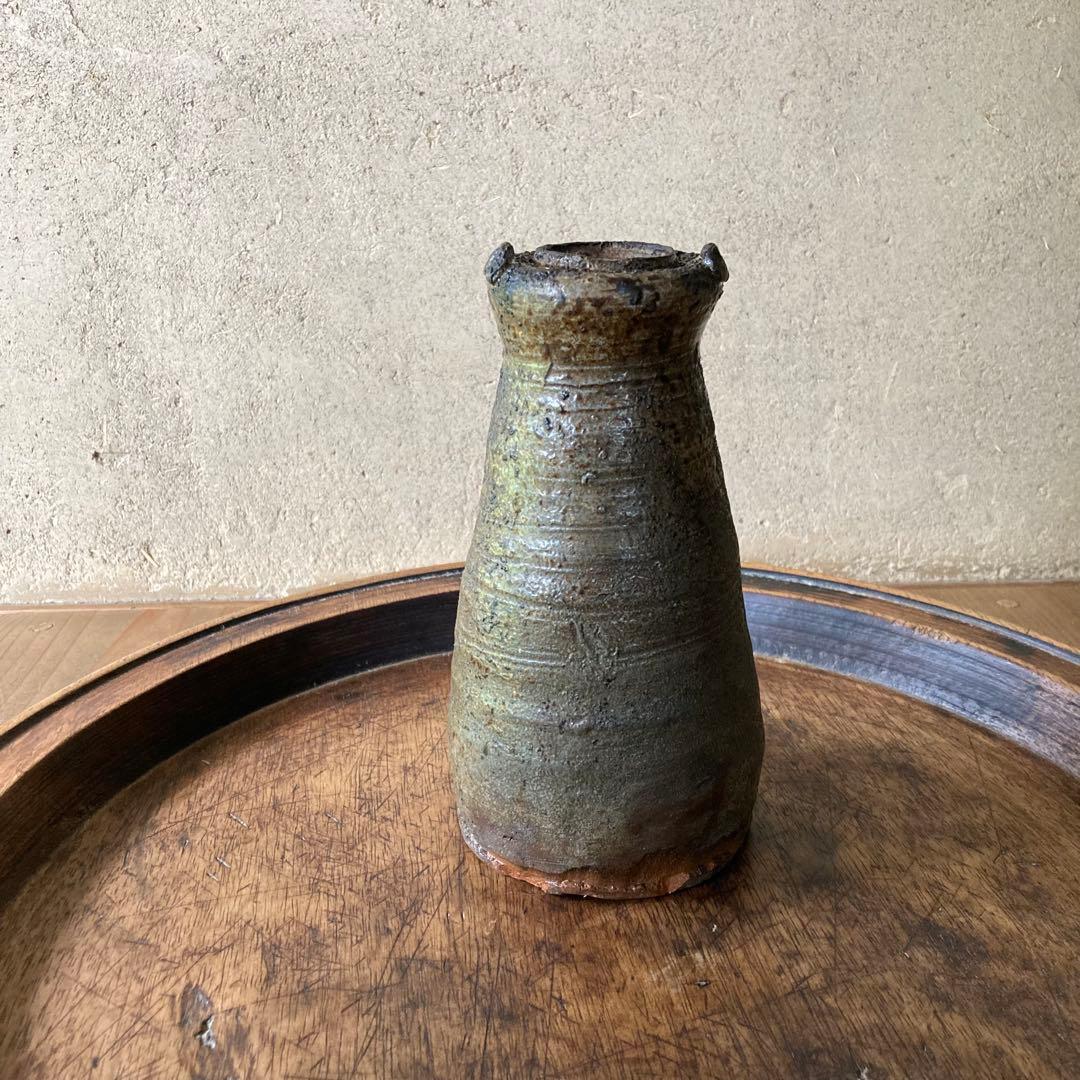 備前焼　古備前　江戸時代　花器　花入　花瓶　お茶道具　骨董　アンティーク　古道具