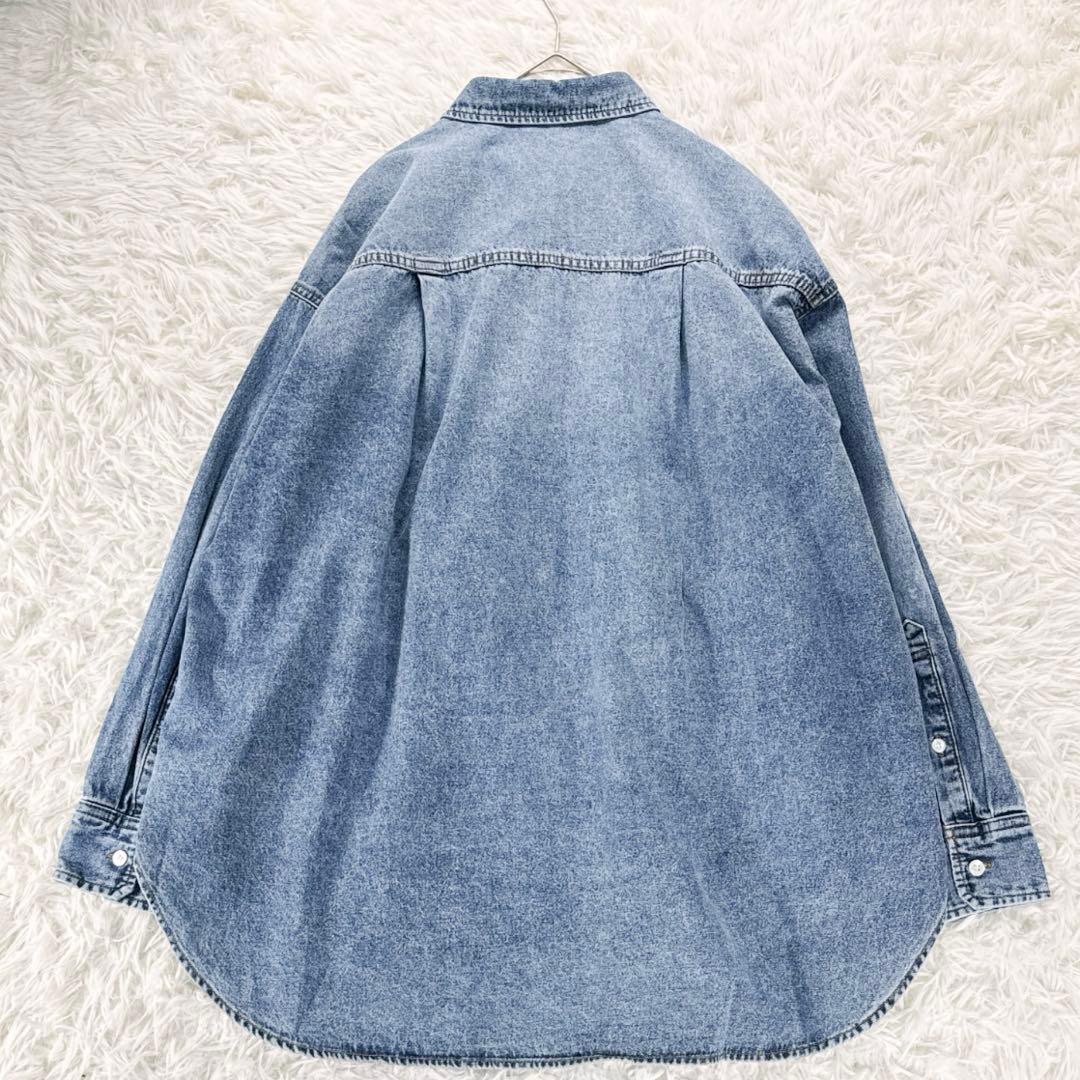 新品タグ付✨RIVE DROITE MONN.:./ビッグデニムシャツ