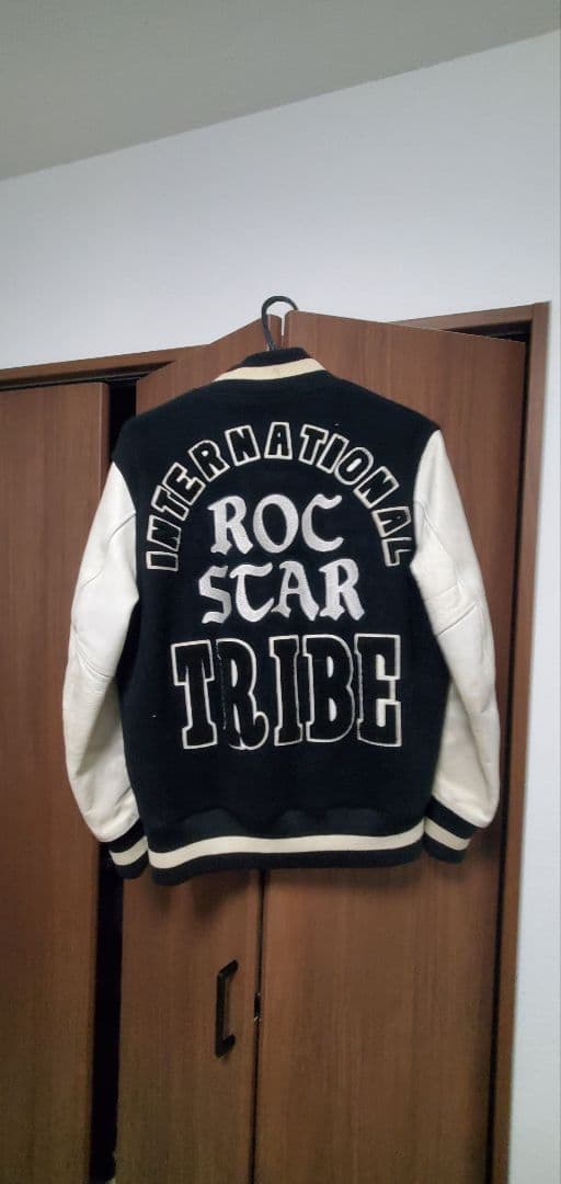 stussy rocstarコラボバーシティジャケット　SIZE　L