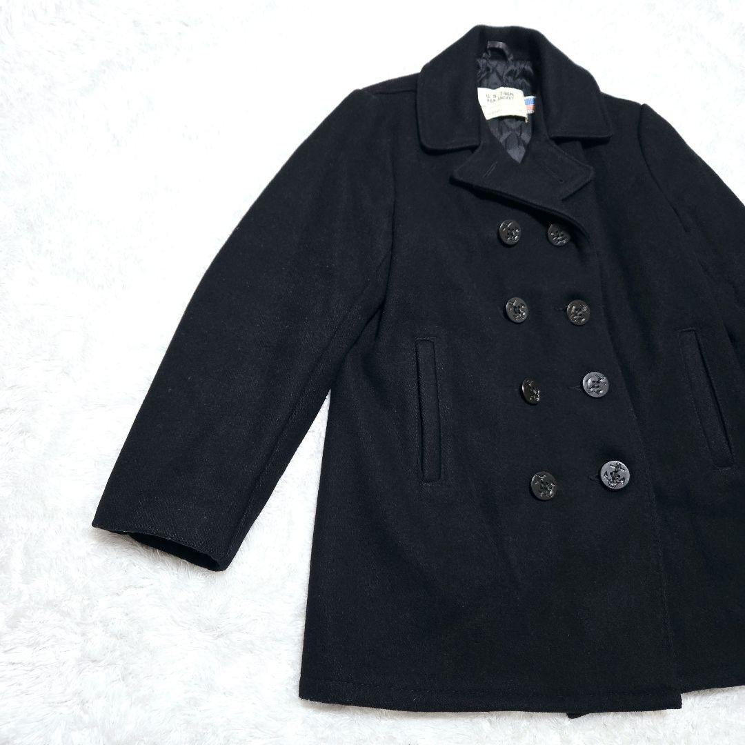 限定値下☆Schott USA製 740N Pコート 90s ダブル 10ボタン