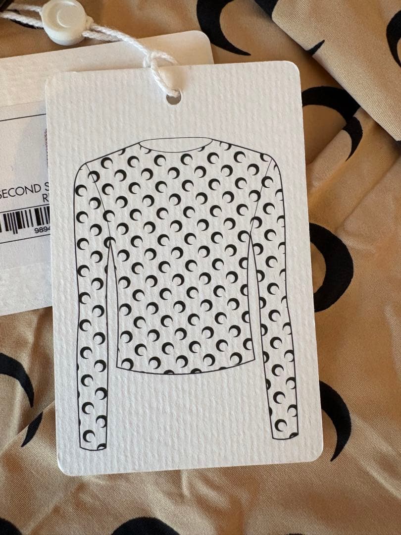 トップス MARINE SERRE second skin moon top 09 M